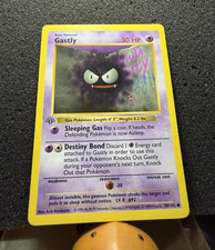 1995 gastly pokemon card value 1995 Pokmon GASTLY 33/62 Collector Card Very Rare