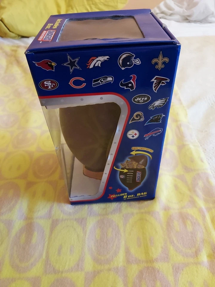 Snickers Vintage Football Candy Bowl. NO CANDY. With Box. Made In USA - Image 2 of 4