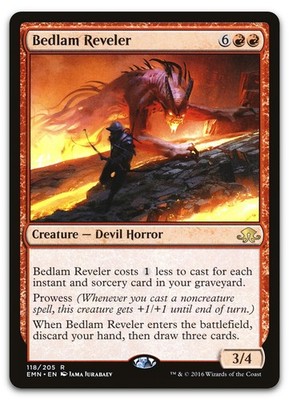 Bedlam Reveler #118 (NM) Eldritch Moon EMN Magic MTG