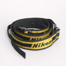 Vintage Nikon Yellow And Black Camera Strap