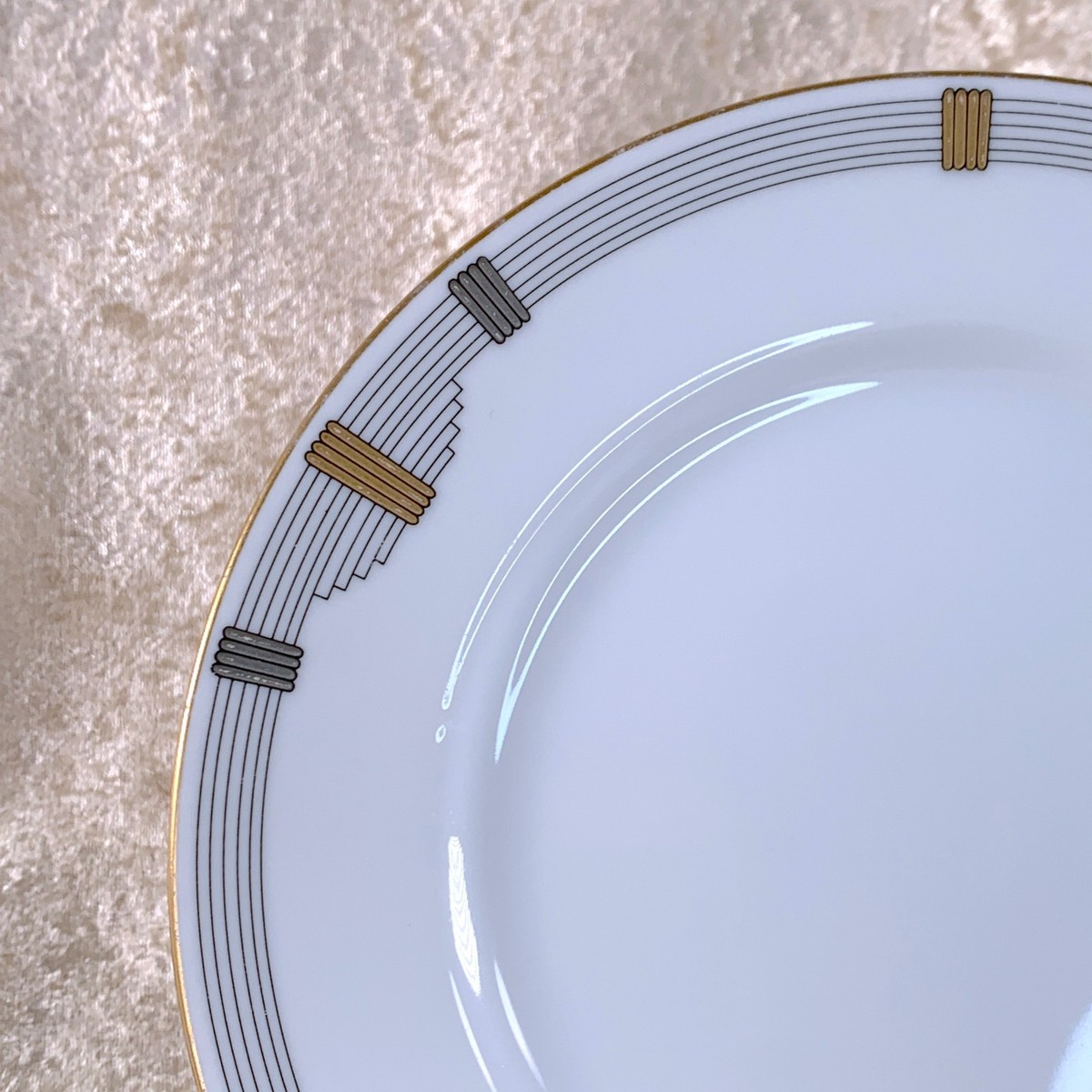 Christian Dior Plate Godron Bread & Butter Plate Porcelain