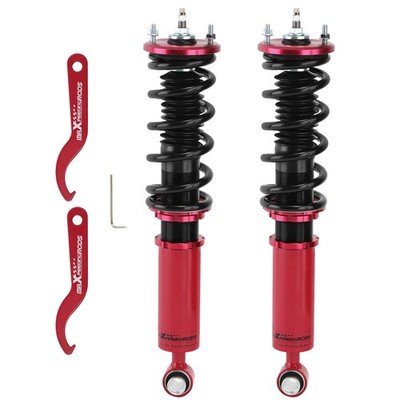 MaXpeedingrods 2x Rear Coilovers 24 Level Damper For Nissan 240SX S13 89-94