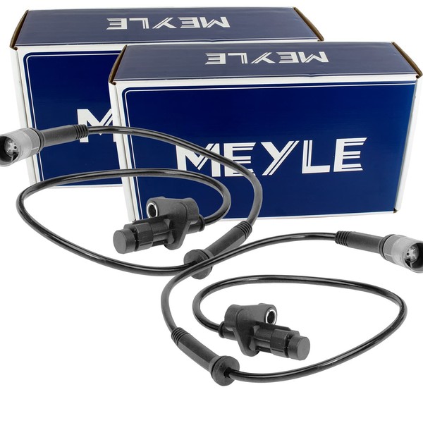 2X Meyle ABS-SENSOREN Vorne Beidseitig Passend FÜR BMW 5 Links+Rechts-image