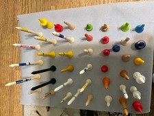 mieszane drewniane i plastikowe trójniki golfowe