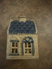 Otagiri Ceramic Stoneware House Tea Light Candle Holder 1970's