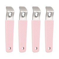 4Er Pack Edelstahl FlaschenöFfner, Mini SchlüSselanhäNger FüR Pink