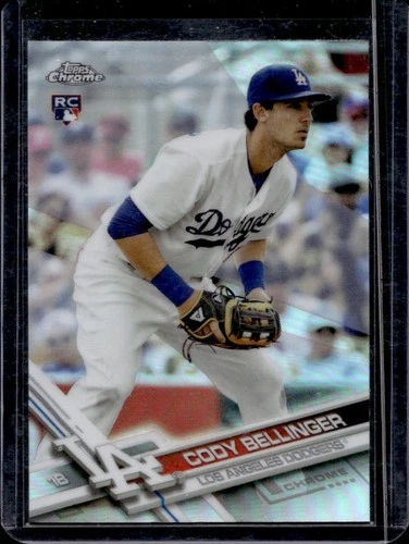 2017 Topps Chrome Cody Bellinger RC Refractor Rookie #79 Dodgers