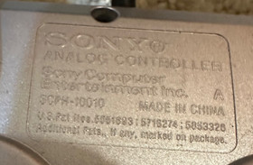 Genuine Oem Sony PS2 Dualshock 2 Controller Silver Playstation 2 Tested Works