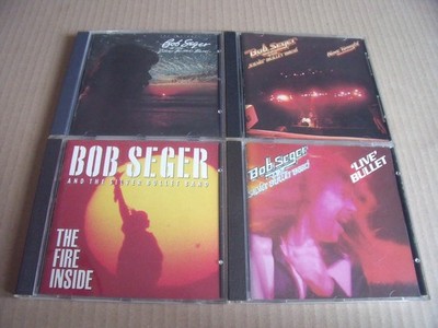 4 x Bob Seger & The Silver Bullet Band - The Fire Inside, Nine Tonight, Distance