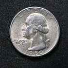 1950-S Washington Silver Quarter AU (bb19340)