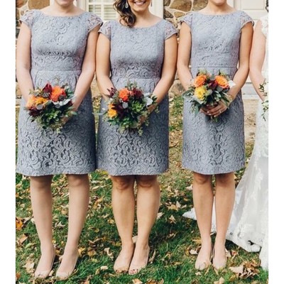 grey j crew bridesmaid dresses Chiffon One Shoulder Sleeveless Bridesmaid Dress| Plus Size main image 1