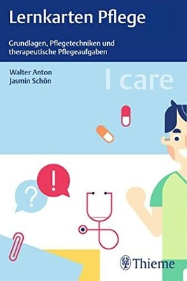 I care Lernkarten Pflege   Grundlagen, Pflegetechniken und Buch Thieme