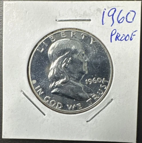 1960 Proof Franklin Half Dollar 90% Silver