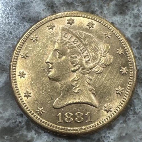 1881-CC Liberty Gold Eagle $10 Carson City U.S. Gold Coin