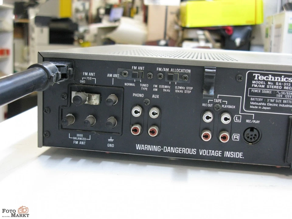 Technics Stereo Receiver SA-313 Quartz Digital Synthesizer new class A - AM/FM - Bild 4 von 4