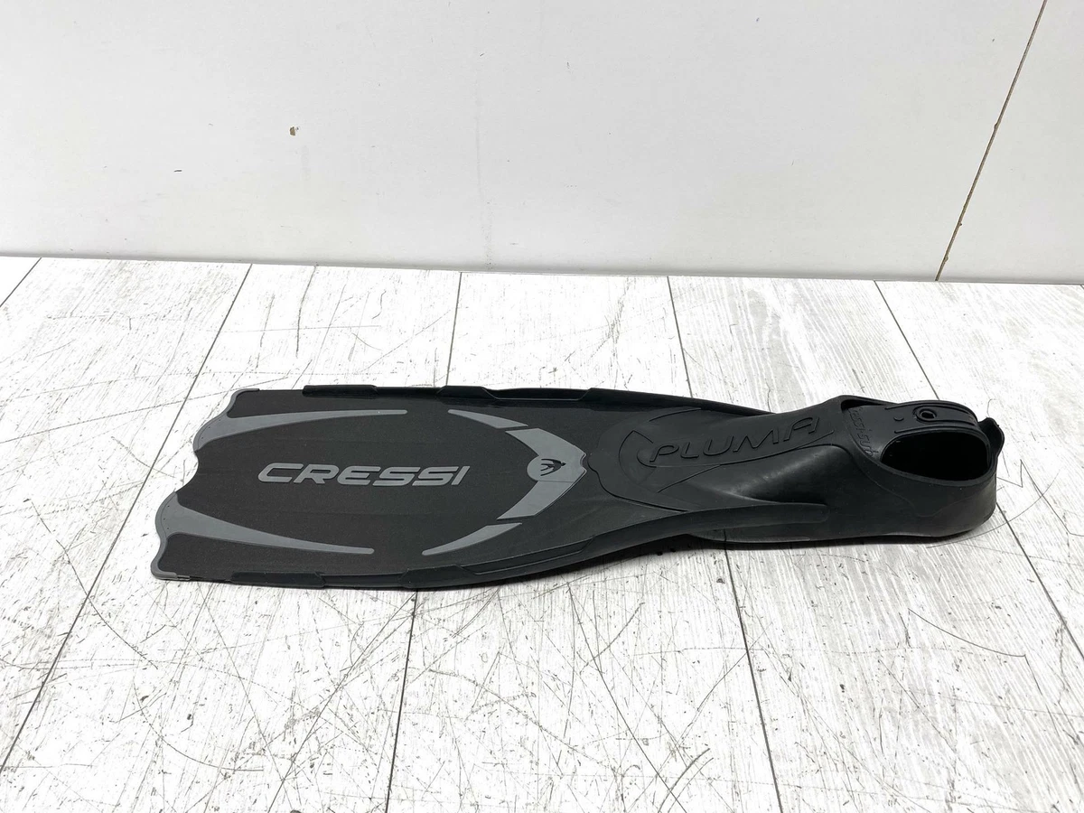 Cressi Pluma Tauch-Füsslingflossen Gr. 39-40 schwarz-silber
