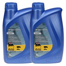 Eni Agip Antifreeze Spezial Evo DE 2 Liter Kühlflüssigkeit Frostschutz -35° 2x1L