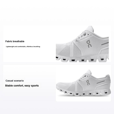 Size 8 - ON Cloud 5 All White W for sale online | eBay