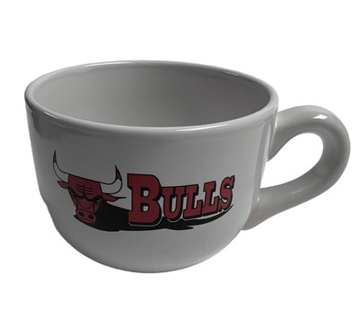 Vintage Chicago Bulls Oversized Mug 1990s NBA Licensed Stoneware Cup