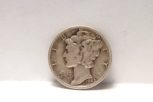 USA, 1942-D Mercury Dime, silver, Fine, NR, 2-1