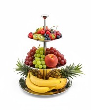 AMC Etagere, con 3 ciotole e porta tovaglioli, piatto da portata Tepsi Meyvelik #