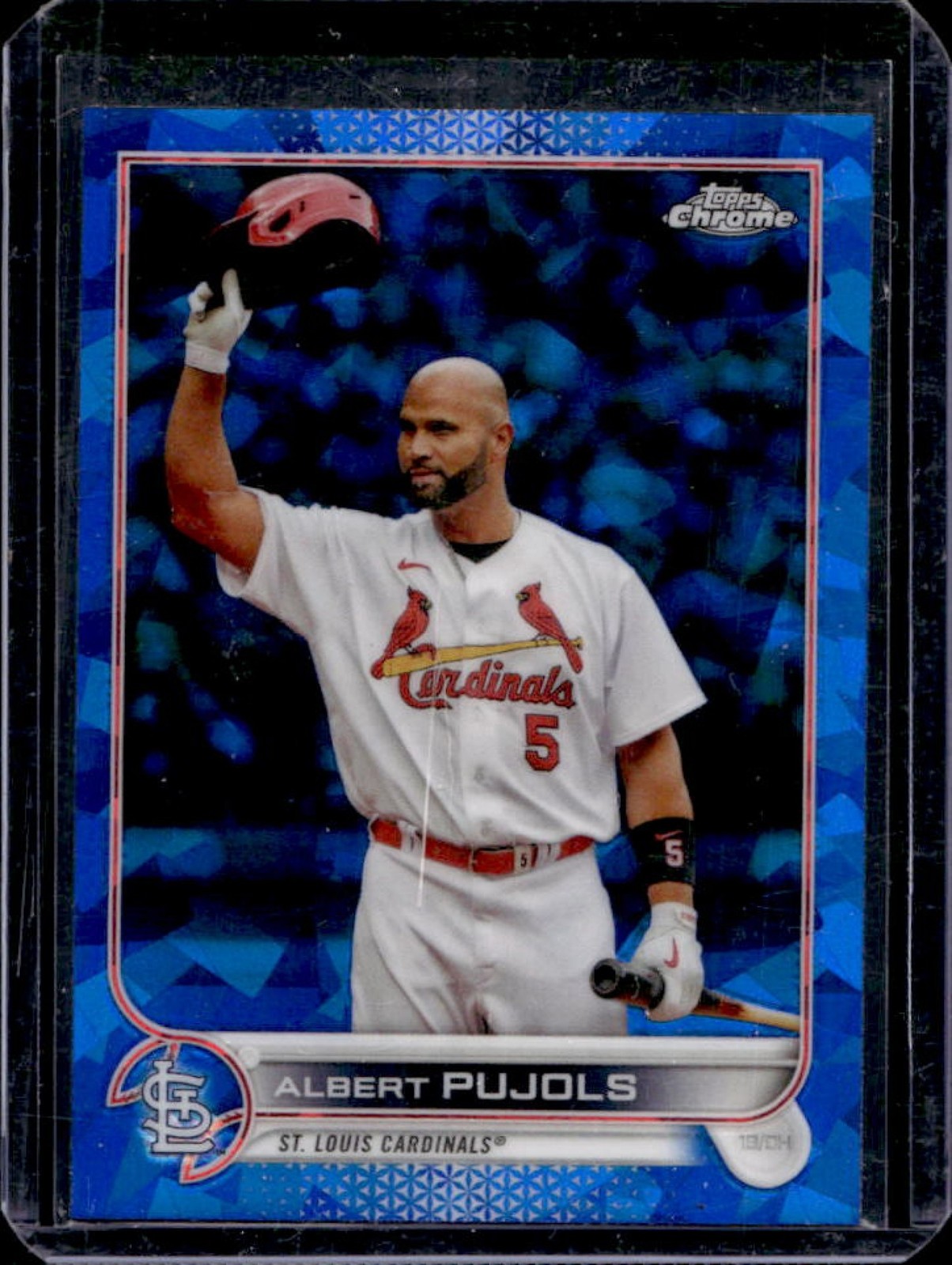 2022 Topps Chrome Update Sapphire Albert Pujols #US300 Cardinals