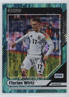 2024-25 Panini Donruss FIFA Teal /199 Florian Wirtz #133 4pm