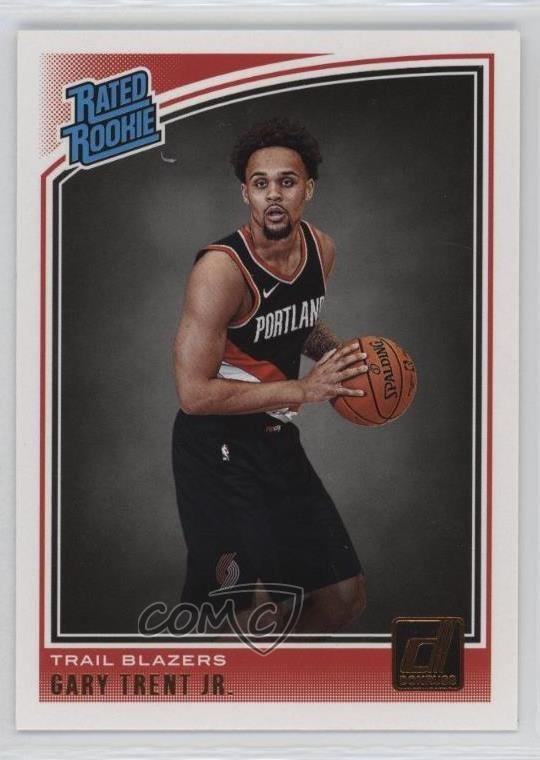 2018-19 Panini Donruss Rated Rookies Gary Trent Jr #199 Rookie RC 8d4