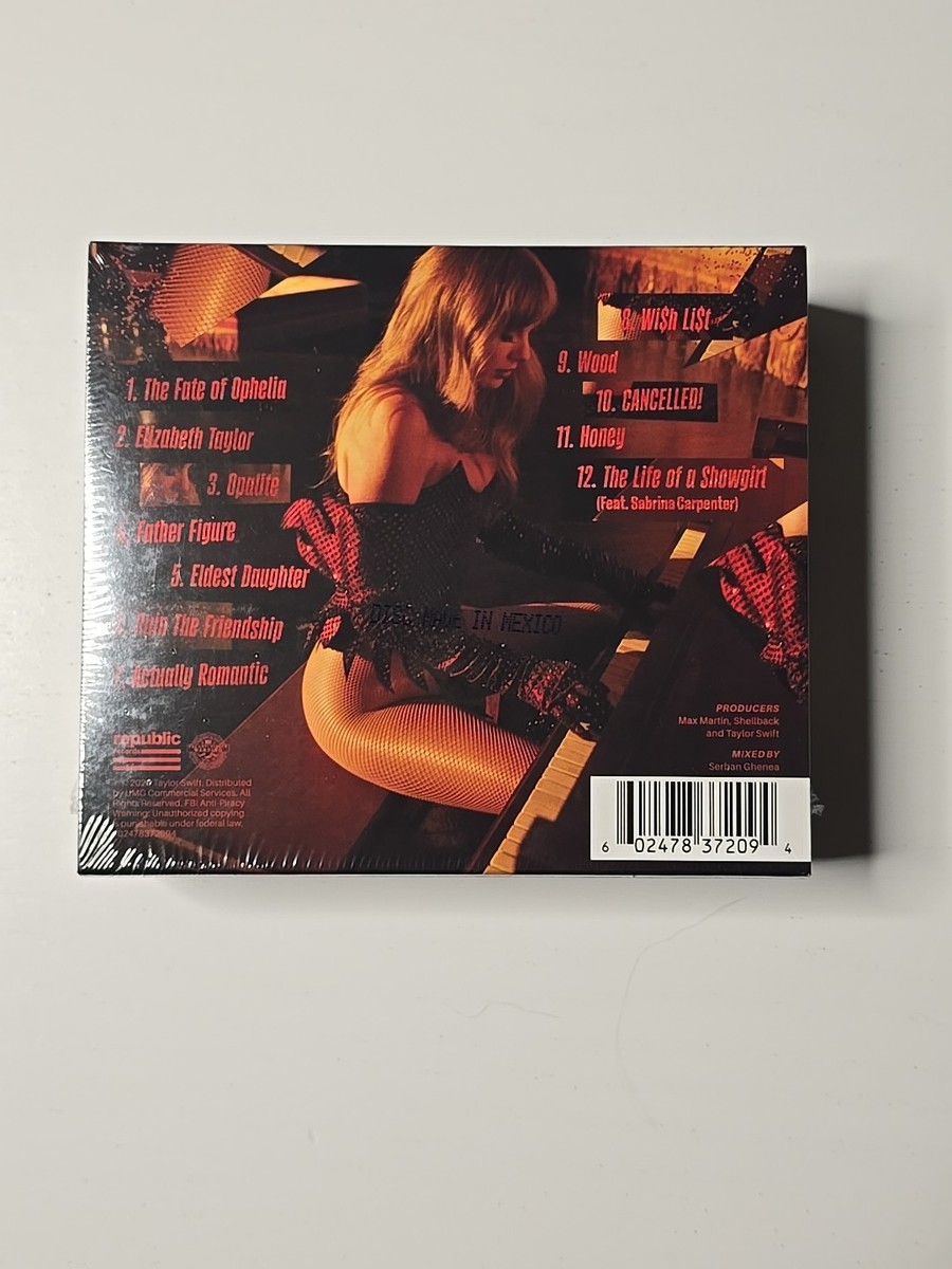 The Life Of A Showgirl デラックス限定盤CD セット The Life Of A Showgirl Taylor Swift Deluxe CDs Limited Edition