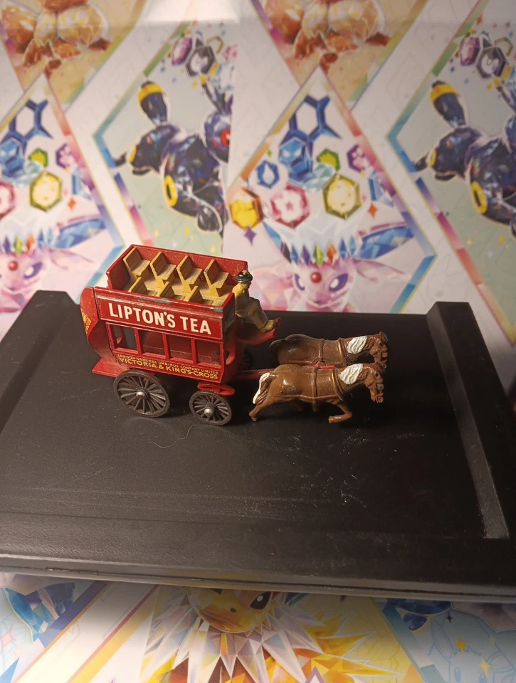 Modelos Matchbox de Autobús Dibujado por Caballos Y21 de Antaño - N/M Original De Colección Foto 3 de 4