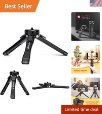 Heavy Duty Mini Metal Tripod Stand - Universal Small Table Tripod for Camera,...