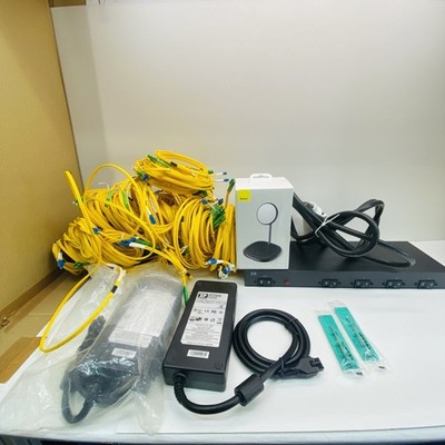 Elektronik Konvolut - JBC Patronen, Glasfaserkabel, 24V Netzteil, HP PDU, Baseus Ständer