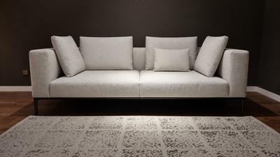 Walter Knoll Jaan Sofa 780, Dreisitzer  Stoff Grau/Beige , Top Zustand