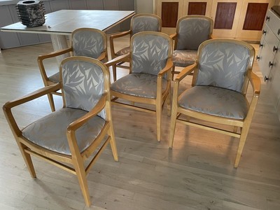 Jack Lenor Larsen - Armed Dining Chairs - Set of Six