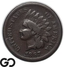 1867 Indian Head Cent Penny