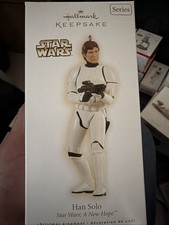 Hallmark Star Wars han solo stormtrooper Ornament A New Hope MIB 2009 -11-16-270