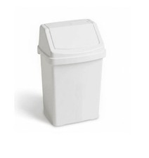 Image of Plastic Swing Bin 50L 50 Litre Home / Office / Kitchen Rubbish Waste Dustbin
