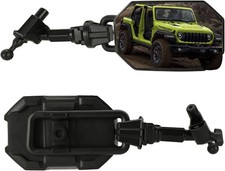 Side View Mirrors for Jeep Wrangler JL/JLU Gladiator JT 2018-2023, Wider Doo..