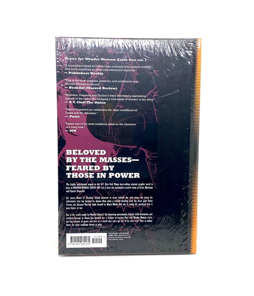 Wonder Woman Earth One by Yanick Paquette and Grant Morrison 2018, Hardcover NEW Foto 2 de 4