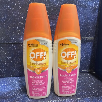 2X OFF! Family Care Insect Repellent III - Tropical Fresh Light Scent 6 Fl Oz
