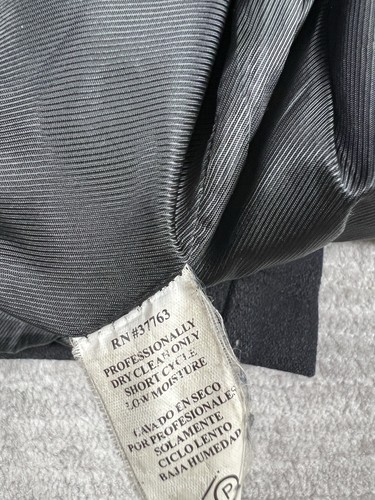 Perry Ellis Pea Coat Mens XL Wool Double Breasted Overcoat Lined Luxury - Picture 13 of 13