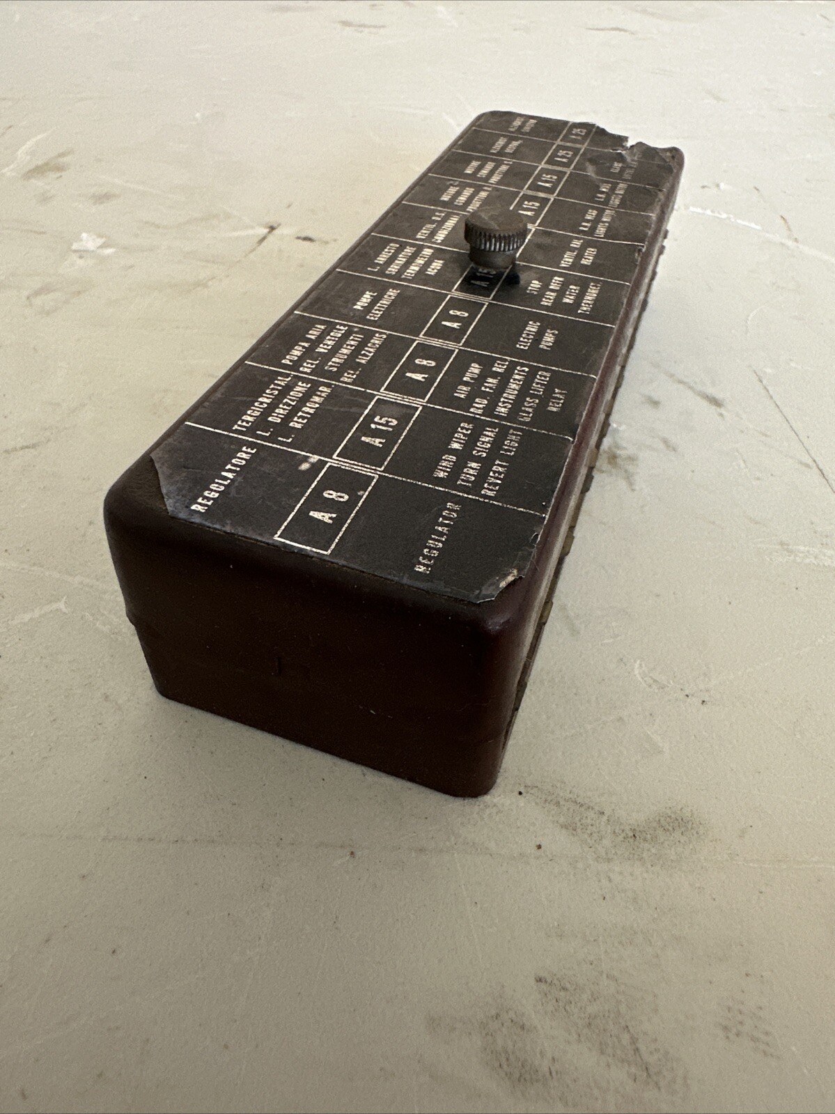 OEM Ferrari Red 10 Terminal Fuse Box 365 GTB4 365 GTB/4 Daytona P/R READ