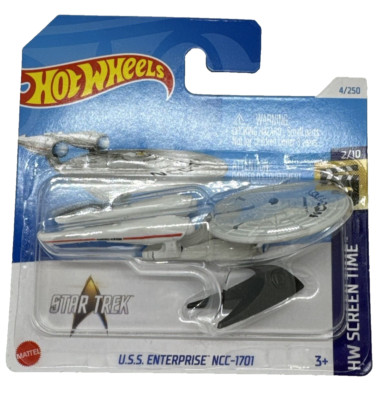 Hot Wheels USS Enterprise NCC-1701 Grey HW Screen Time No 4 New and Unopened