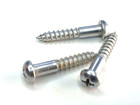 (Qty 50)  - #8 x 1" Aluminum Phillips Round Head Wood Screws - Midwest Fasteners