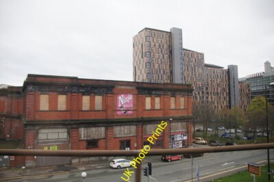 Foto 6x4 Teil der ehemaligen Mayfield Station in der Travis Street, Mancheste c2015