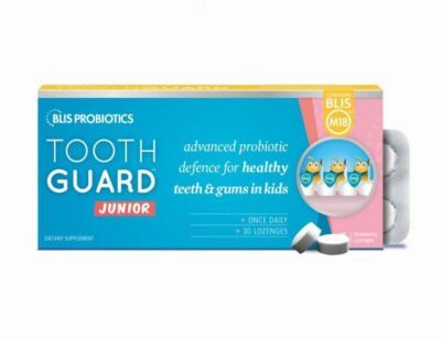 Blis M18 Tooth Guard Junior Probiotic 30 Lozenges defence for kids teeth gums 