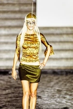 Alexander McQueen S/S 1997 Pink Jacquard Top