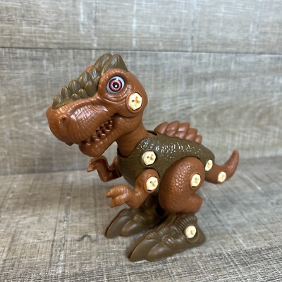 Take Apart Dinosaur T Rex Brown Dino Building Toy STEM Figure Learning