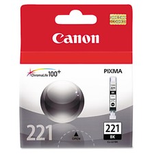 GENUINE Canon CLI-221 Black Ink Cartridge for PIXMA iP4700 MP550 MP980 MX870