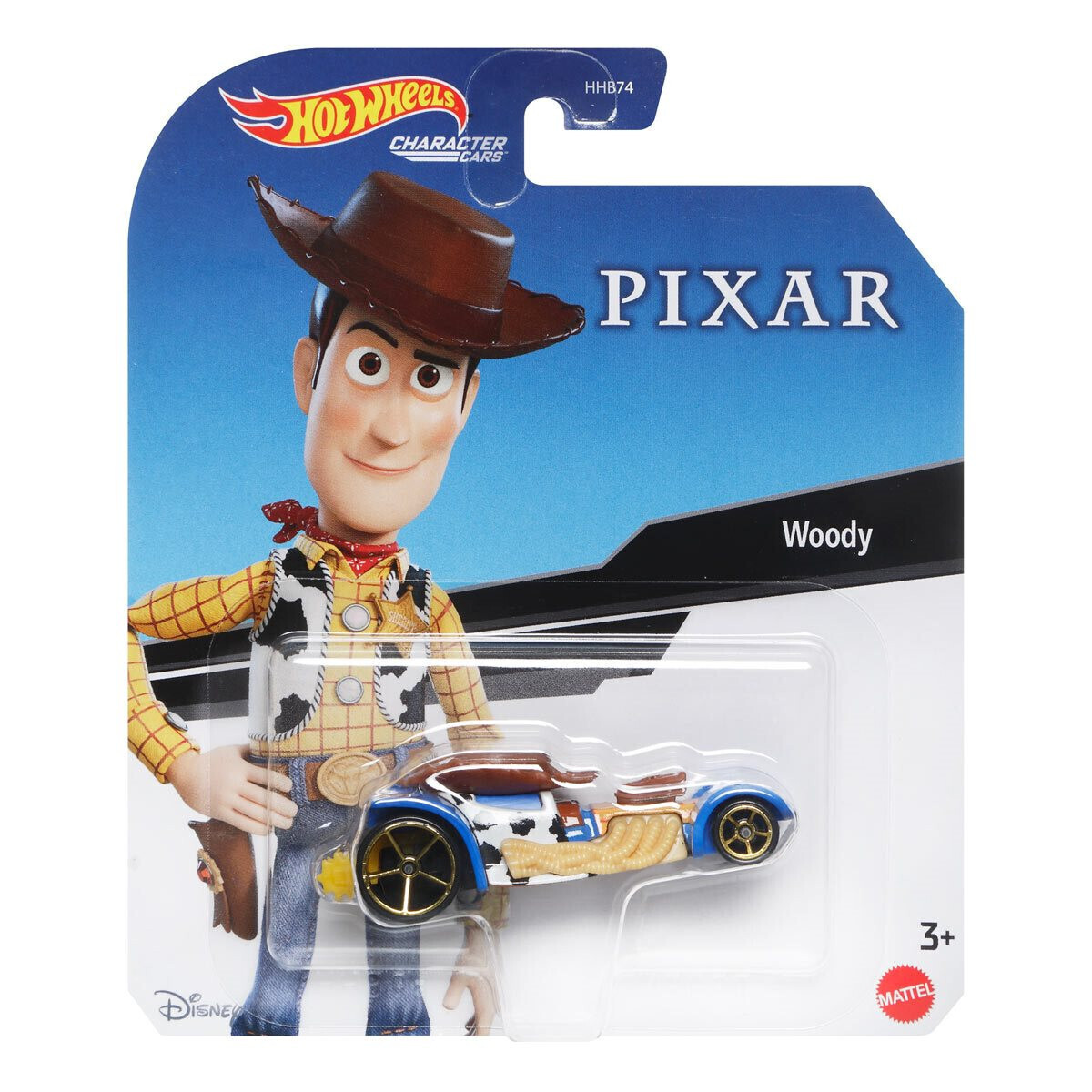 Toy Story Woody Disney Pixar Hot Wheels Character Car Version 2022